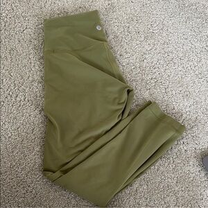 lululemon athletica Olive Green Leggings